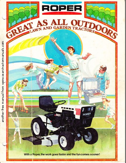 Old roper lawn tractor deals