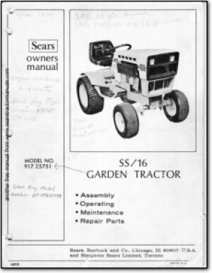 Sears tractor 2024 service